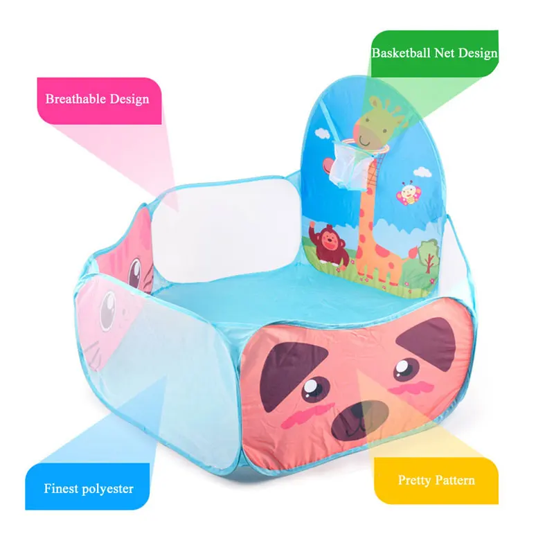 Складной Крытый игры детей палатка для игр на открытом воздухе Портативный Ocean бассейн с шариками высокое качество подарок на день рождения детская корзина палатка