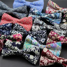 Японский хлопок с принтом секретный сад серии японский общий галстук-бабочка и ветер на заказ досуг мужчин и женщин