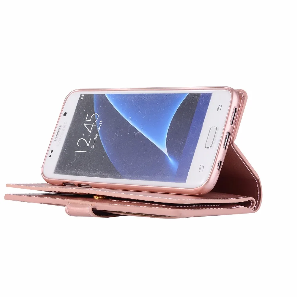 Чехол Кошелек Haissky для Samsung Note 8 S7 edge S8 Plus Женский кожаный чехол аксессуары|case for
