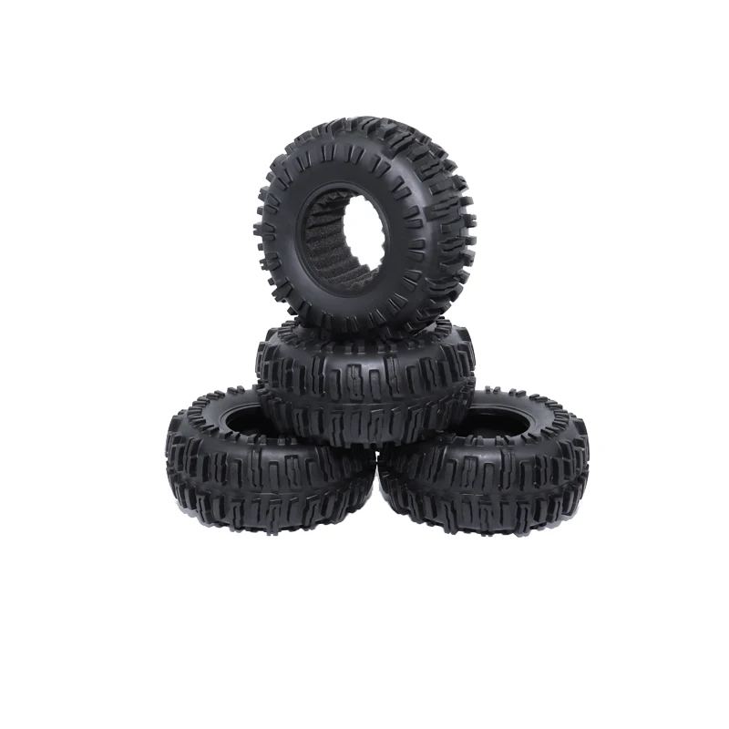 4Pcs Rc Crawler 2.2 Pollici Pneumatici/Pneumatici Per 1/10 Rock Crawler Assiale Scx10 Rr10 90053 Ax10 Wraith 90056 90045 Rc Auto Pneumatici