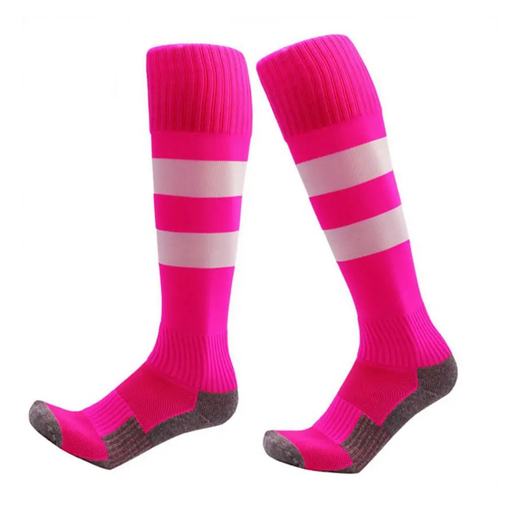 Влагостойкие и дезодорирующие футбольные носки, детские футбольные носки с полотенцем, чулки, спортивные носки - Цвет: Коричневый