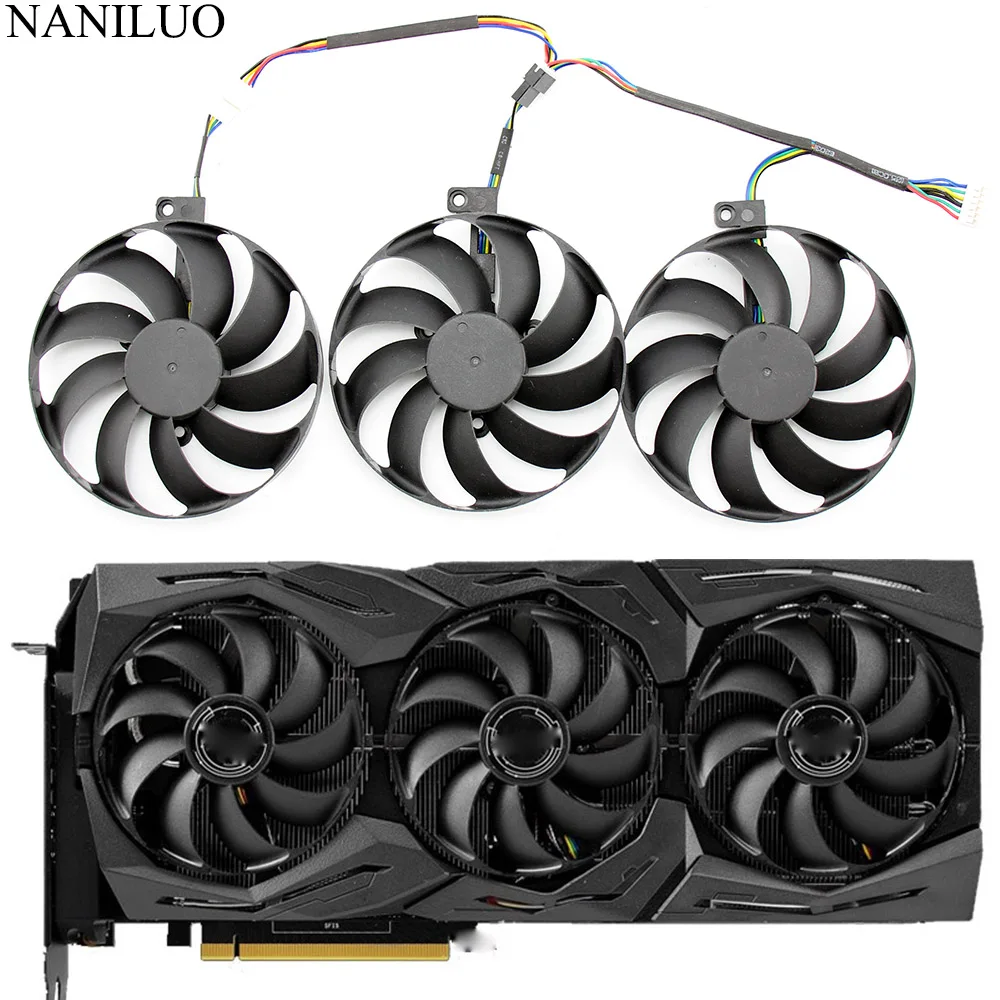 cartão cooler fãs para asus rog strix-geforce