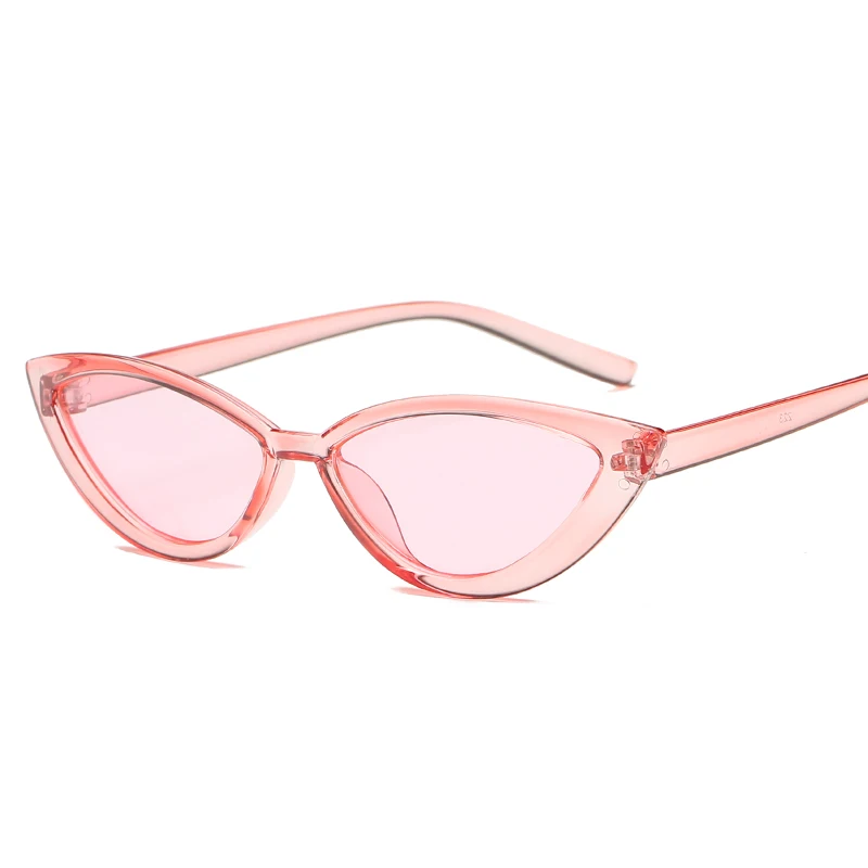 COOYOUNG Cat Eye Style Clear Frame Sunglasses Women Red Summer Accessories For Beach Fashion Female Sun Glasses UV400