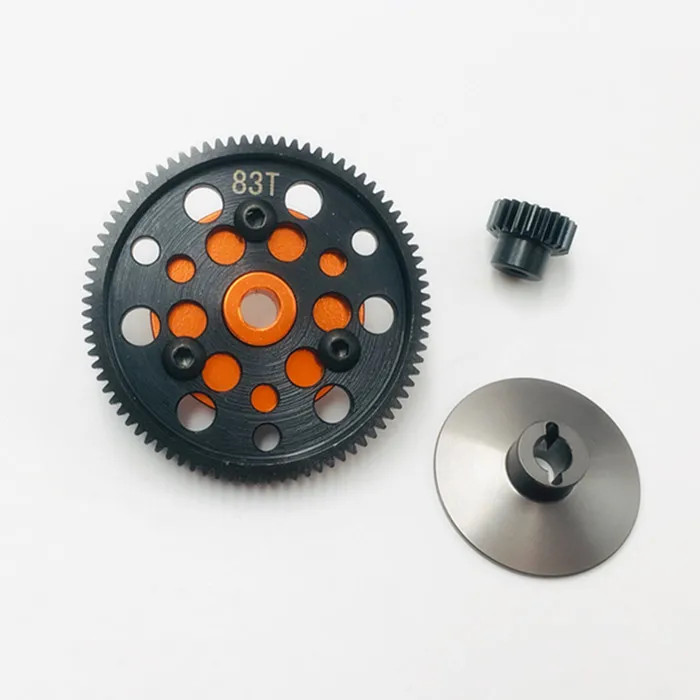 1Set 48P Reinforced Steel Gear Axial SCX10 83T Large Tooth 22T Motor Gearwheel Teeth for RC Model Cars DIY Accessories | Игрушки и хобби