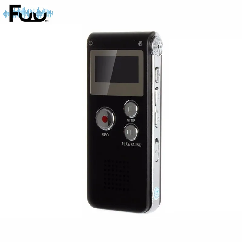 Beste FUU Beste 8 GB Mini Digitale Audio Voice Recorder HD Noise Intelligente Dictafoon Mp3 speler Recorder Pen Oplaadbare Opname
