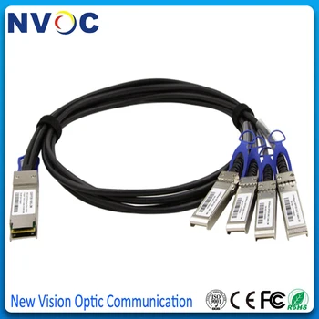 

2Pcs/Lot,100G QSFP28-4SFP 100G-CU3M 30AWG 3M Copper Direct Attach Cable,Passive Direct Attach Copper Twinax DAC Cable