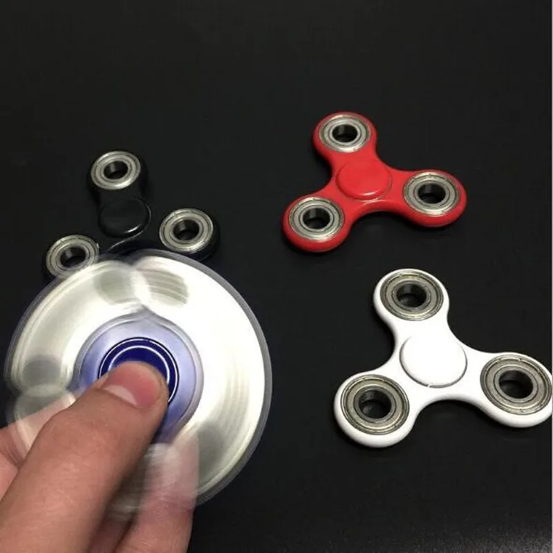 Tri-Spinner Антистресс игрушка пластик для развития рук Спиннер для аутизма и СДВГ время вращения длинные антистресс игрушки