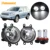 Buildreamen2 Auto H11 Assemblaggio Luce di Nebbia Paralume + Lampadina DRL 12 V Accessori auto Per Toyota Highlander 2008 2009 2010 2011 2012