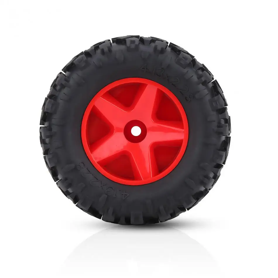 1 Pc Rubber Tyre Tires with Hubs Wheel for RC Racing Car Truck RC Rock