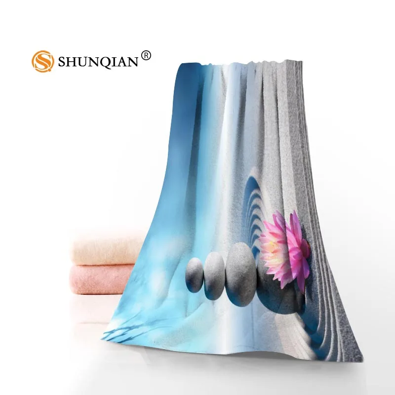 

New Custom Zen Stone 35x75cm 70x140cm Towels Facecloth Bath Towel Bamboo Fiber Washcloth Quick drying Sports Towel