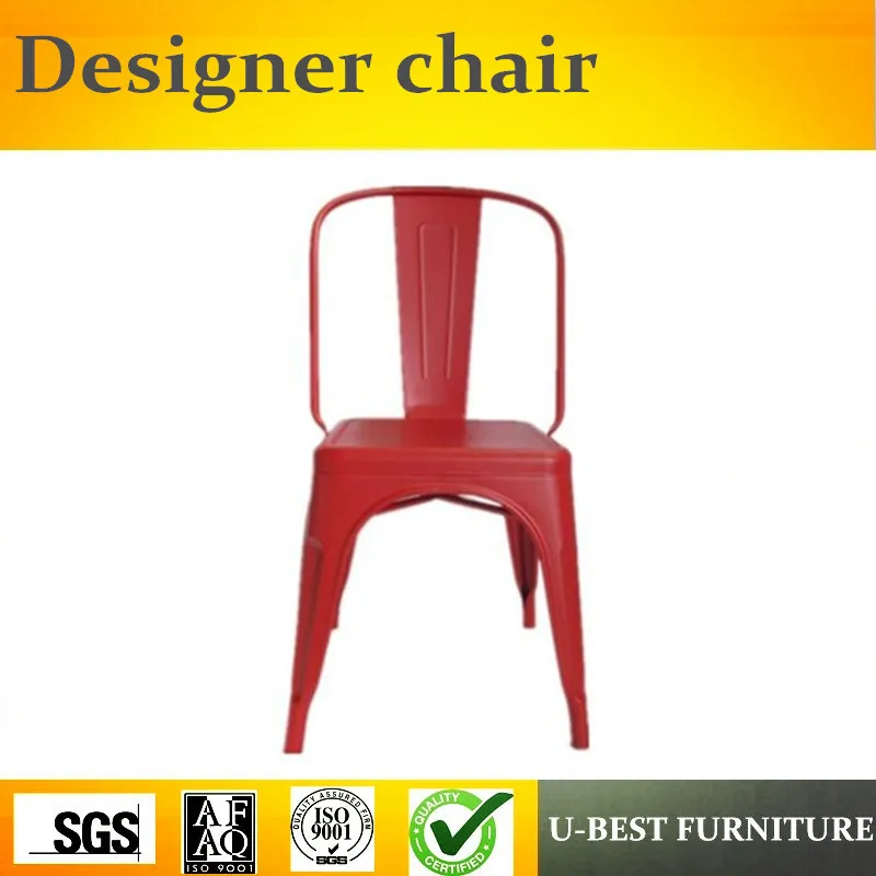 Бесплатная доставка U-BEST популярное порошковое покрытие коммерческая мебель Ресторан витажный промышленный металлический обеденный стул