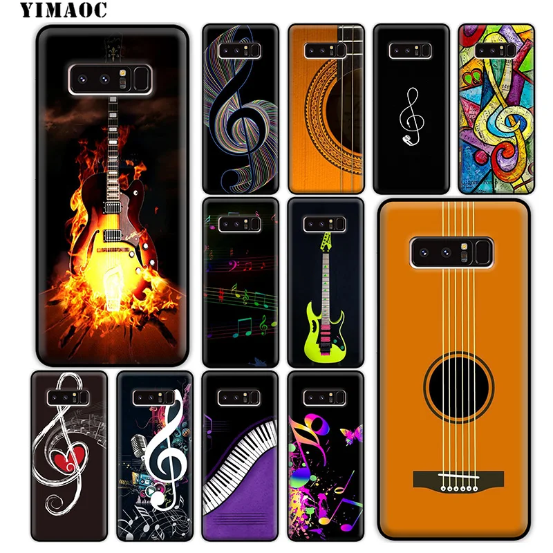 Мягкий силиконовый чехол для гитары YIMAOC Music Life samsung Galaxy S10 S10e S9 S8 Plus S7 S6 Edge J6 |
