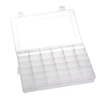 

36 compartment jewelry adjustable new plastic Organizer