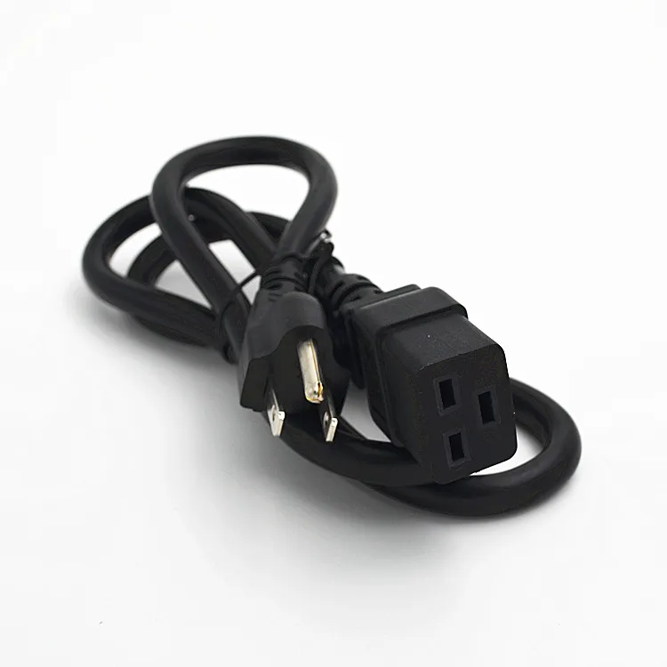

UK/AU/US 1m IEC C19 to 3-Prong Plug AC Power Cable Lead Cord Adapter Generic,1 pcs