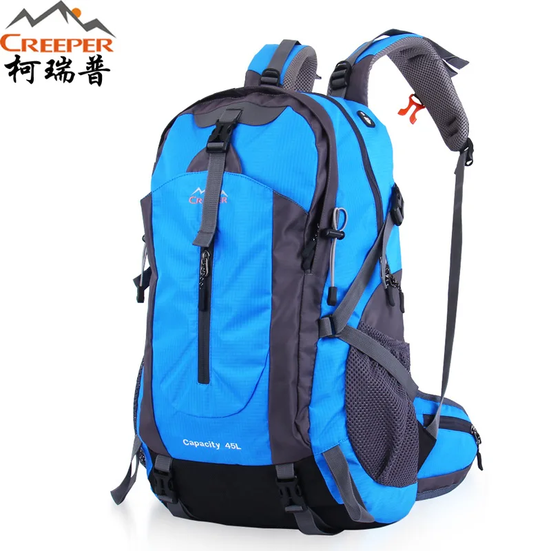Creeper Free Shipping 2017 New Men's Backpack Women Travel Bags 45L Multifunction Color Rucksack Camp Trekking High Bag Quality