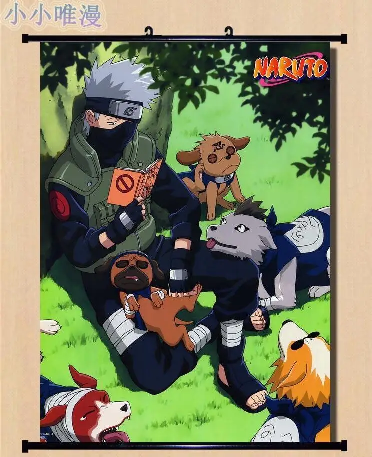 Naruto Uzumaki Naruto Uchiha Sasuke Hatake Kakashi Scroll Poster 40cm*60cm 