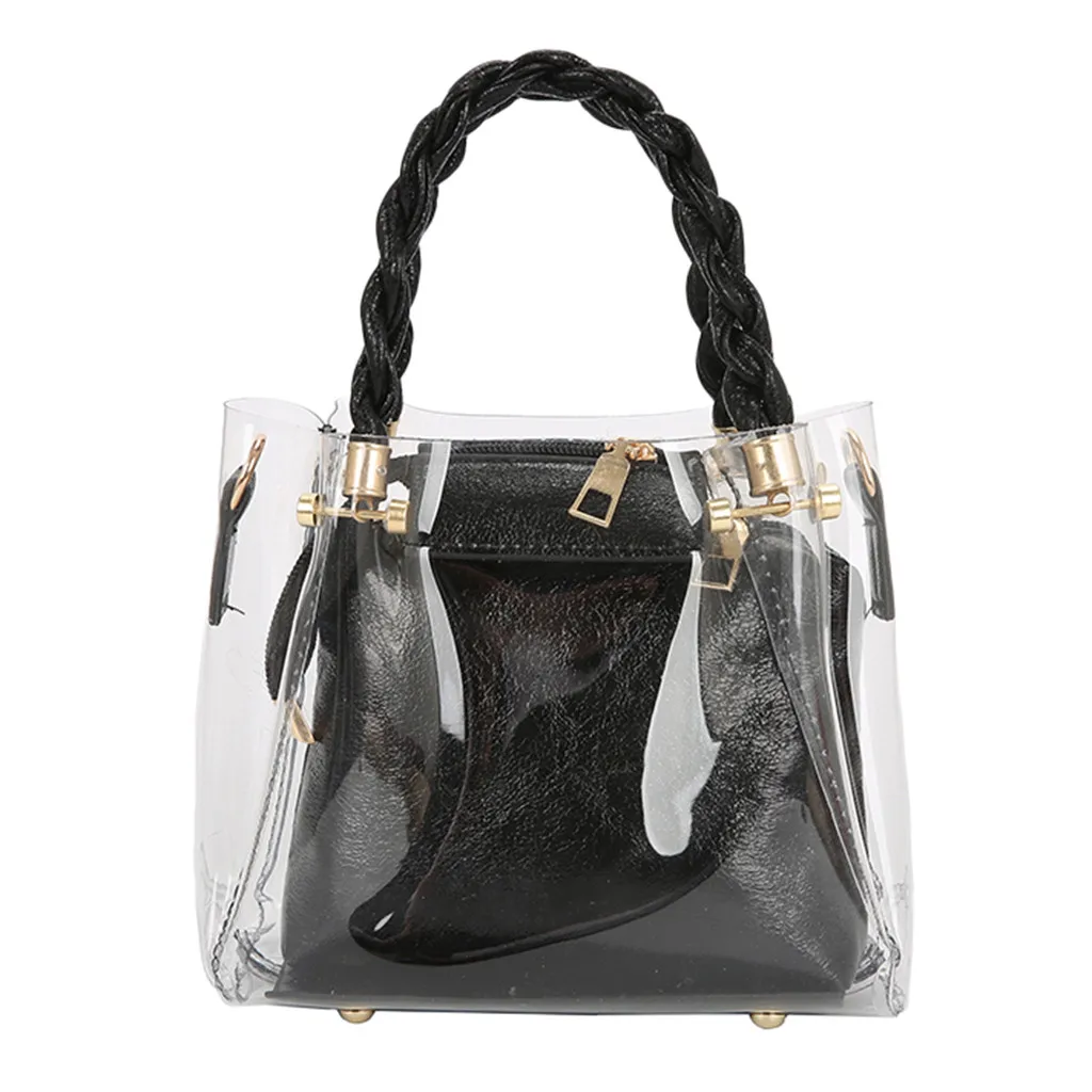 OCARDIAN Женская сумка через плечо модная женская прозрачная желе дикая тканая Портативная сумка-мессенджер Dropship 19Y2