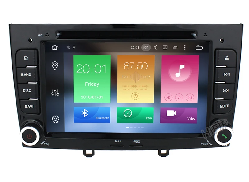 Cheap IPS 8 Core Android 8.0 OS Special Car DVD for Peugeot 408 2010-2011 & Peugeot 308 I (T7) 2008-2011 with 1024*600 Resolution 17