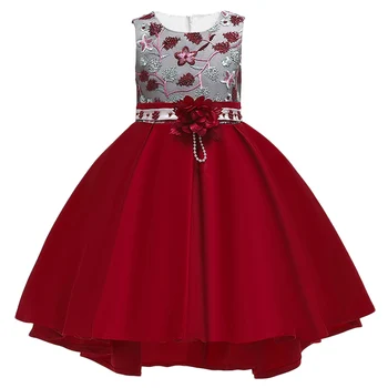 

Flower Girls Wedding Elegant Princess Dress Tutu Dress Clothes Formal Evening Party Kids Dresses For Clothing Vestido Infantil