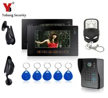 YobangSecurity 9″ Video Door Phone Doorbell Intercom System With RFID KeyPad Monitor Night Vision Rainproof With CCTV Camera