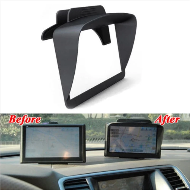 Car 6 7'' GPS Navigator Anti G lare Reflection Sun Shade Visor Screen
