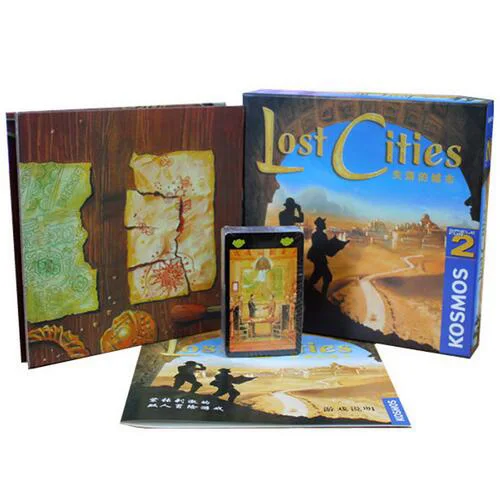 

Lost Cities World Adventure Playing Card Game For 2 Player Board Game freeshiping