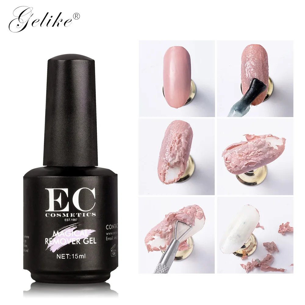 

Gelike Remover UV Gel Polish Burst magic remove gel Liquid Surface Sticky Layer Residue Nail Art Acrylic Clean For Nail
