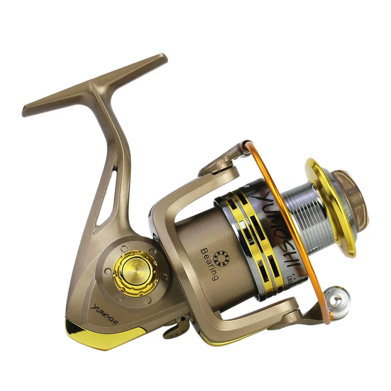 

GS1000-7000 Metal Spool Spinning Casting Fishing Reel 5.5:1 Telescopic Lure Fishing Rod Wheel Rock Boat Sea Fishing Tackle Wheel