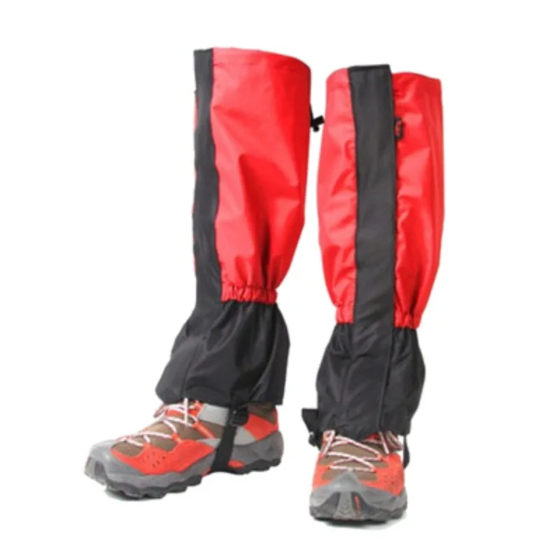 Водонепроницаемая обувь для велоспорта, мужские и женские лыжные ботинки, зимние гамаши, походные треккинги, скалолазание, лыжные гетры - Цвет: R