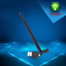 NOYOKERE 5DBI USB беспроводной WiFi адаптер ключ сетевой LAN Карта приемник Мини 802.11N мобильный ноутбук wifi адаптер с антенной