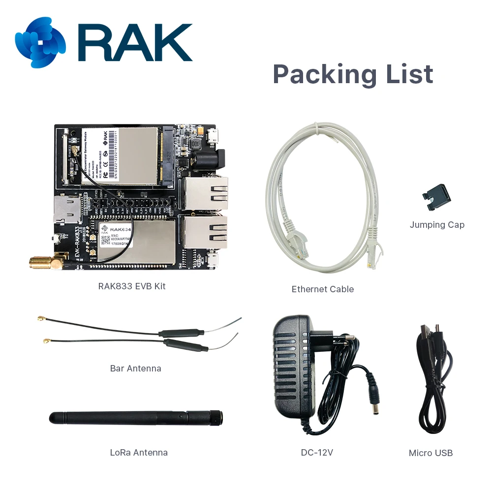 Мини PCIe LoRa шлюз SX1301 концентратор модуль маршрутизатор RAK634 MT7628 беспроводной AP RAK833