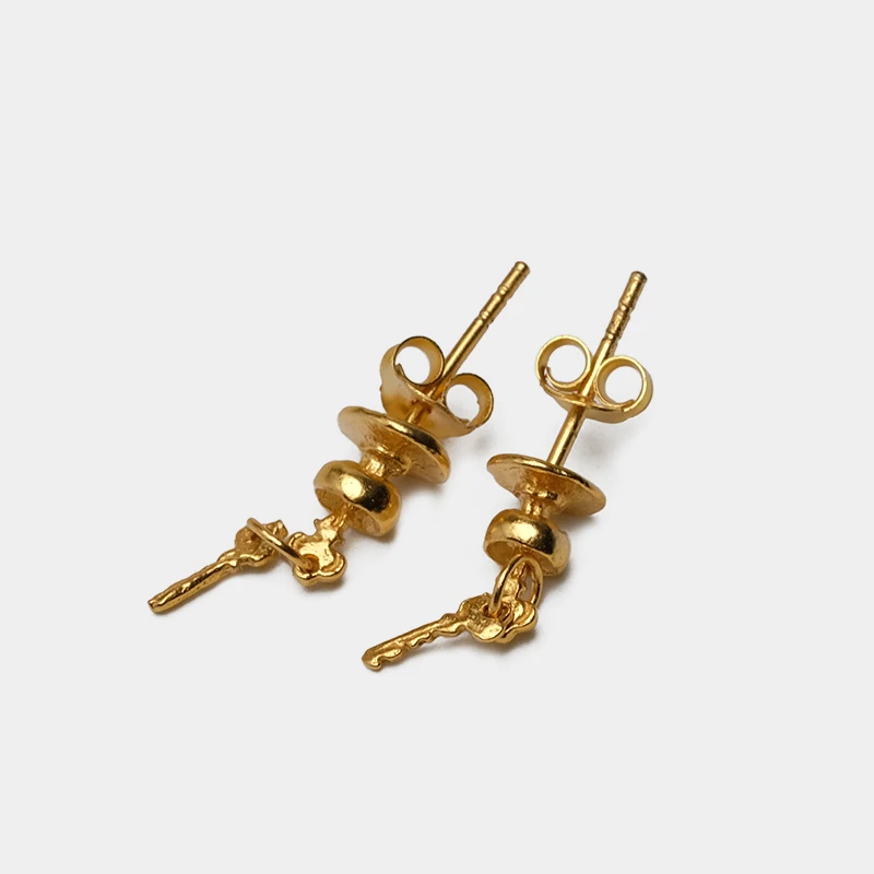 

Local focal Door handle key design fashion stud earrings