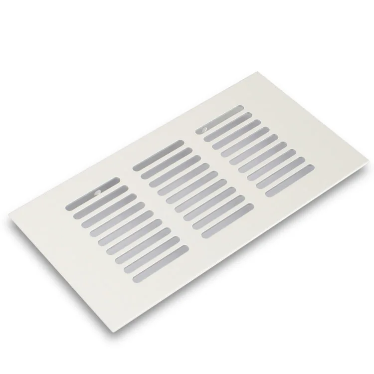 

Hardware Aluminium alloy Rectangular Air Ven Aluminium alloy Ventilator Grille Cover Ventilation For Kitchen Furniture Open Hole