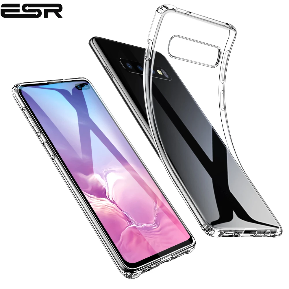 

ESR Luxury Soft TPU Case for Samsung Galaxy S10 Ultrathin Transparent Clear Cover for Samsung S10e Bumper Case for S10 Plus