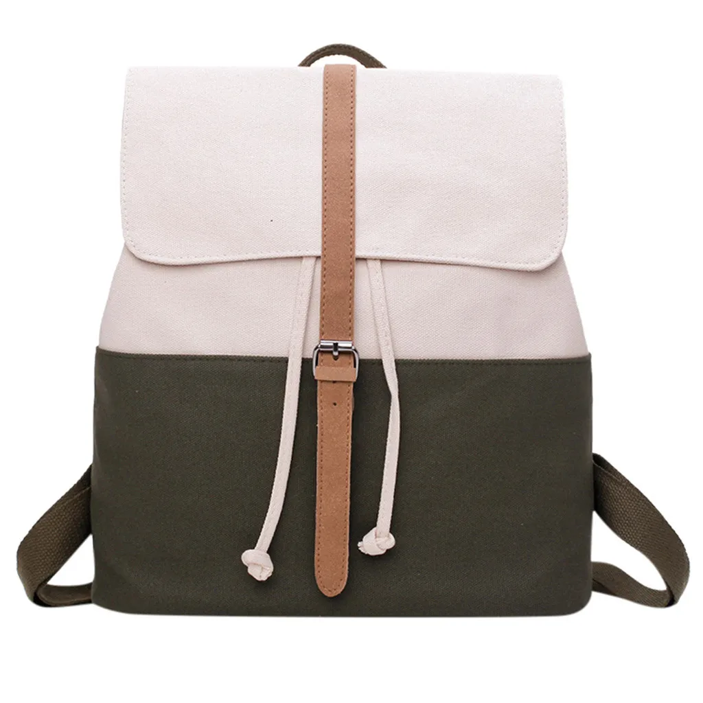 

OCARDIAN Women Backpacks New Simple Vintage Canvas Zip Female Student Bags High Quality Stylish Backpacks Dropshipping 61722