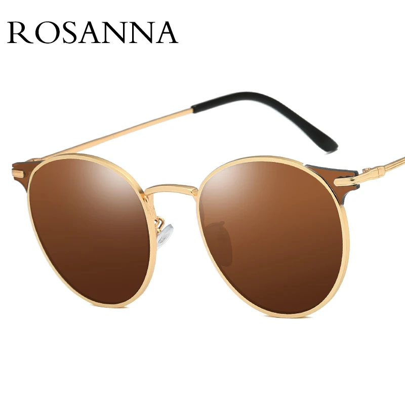 ROSANNA новые модные круглые солнцезащитные очки для женщин винтажные брендовые
