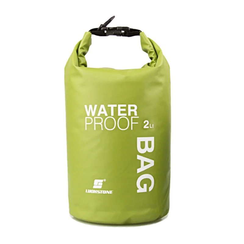 2L Кемпинг Туризм ПВХ водонепроницаемая сумка сухие мешки для кемпинга на открытом воздухе путешествия Сверхлегкий Рафтинг водонепроницаемая сумка - Цвет: G