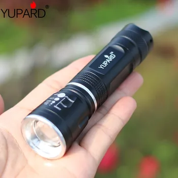 

YUPARD 500LM Q5 LED Adjustable Focus Zoom flash Light Lamp 18650 rechargeable battery fishing lantern camping outdoor