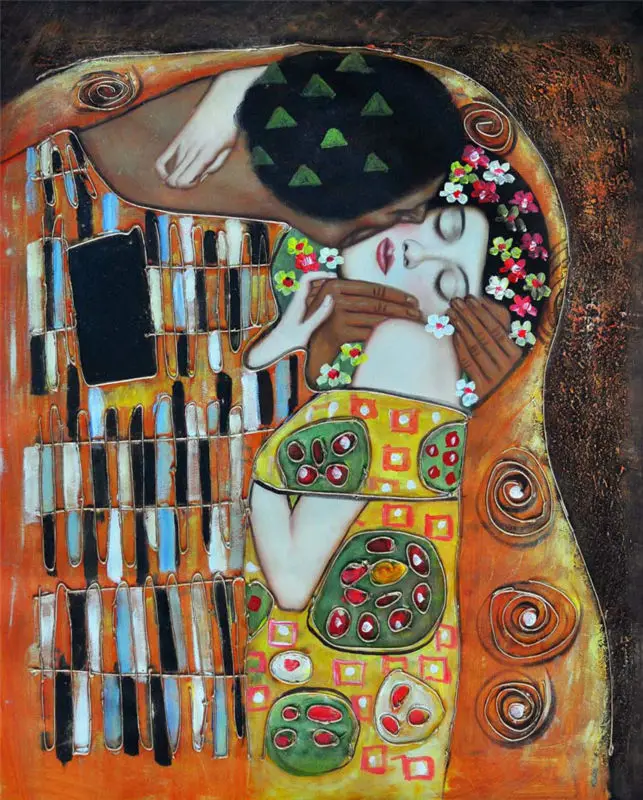Custom-3D-Photo-Wallpaper-Gustav-Klimt-The-Kiss-Wall-Mural-Room-Decorative-Painting-Large-wall-art