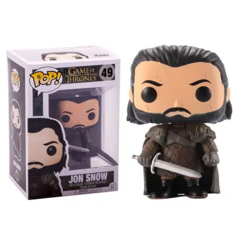 FUNKO Игра престолов Арья Старк дрогон Джон Сноу серый ветер Дейенерис экшн-фигурка модель виниловые фигурки - Цвет: 49 JON