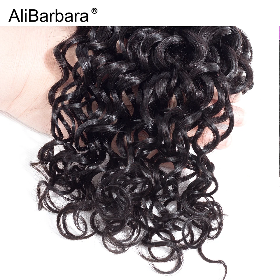 AliBarbara Hair Peruvian Water Wave Bundles Human Hair 3pcs 100% Remy Hair Extension Natural Color 8-28 inch Drop Shipping