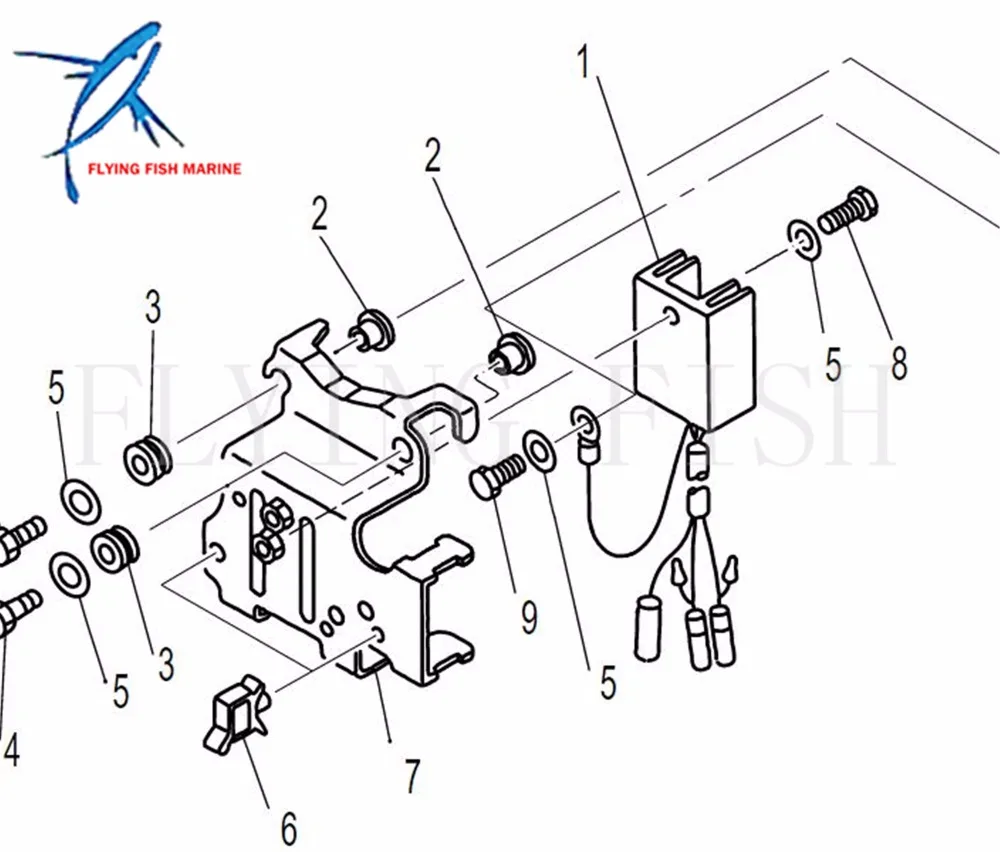 F15-07060001 лодка выпрямитель мотора и регулятор в сборе для Parsun HDX 4-тактный F8 F9.8 F9.9 F13.5 F15 лодочный мотор
