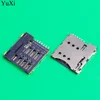 10 pièces SIM fente pour carte Micro SIM 6P 6 Broches porte-carte adaptateur connecter utiliser pour téléphone auto poussoir ► Photo 1/3