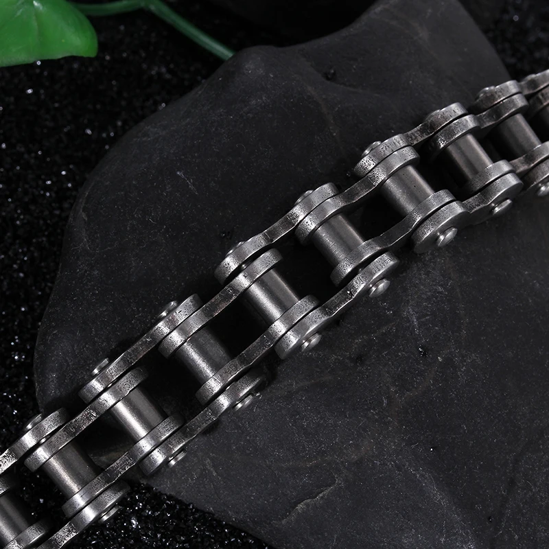 Мужской браслет цепочка из нержавеющей стали в стиле панк|wristband leather|bracelet 18kbracelet