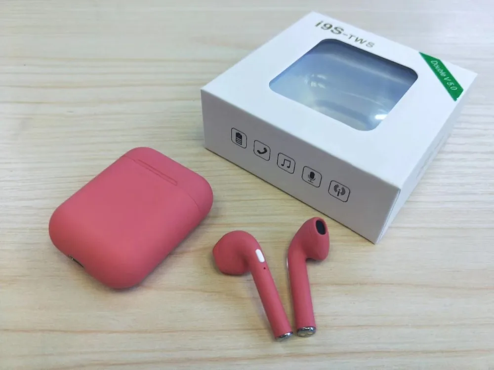 Colorful TWS I9s TWS earbuds 5.0 Bluetooth earphones Wireless headset for iphone xs 8 7 all andriod phone with retail box 7