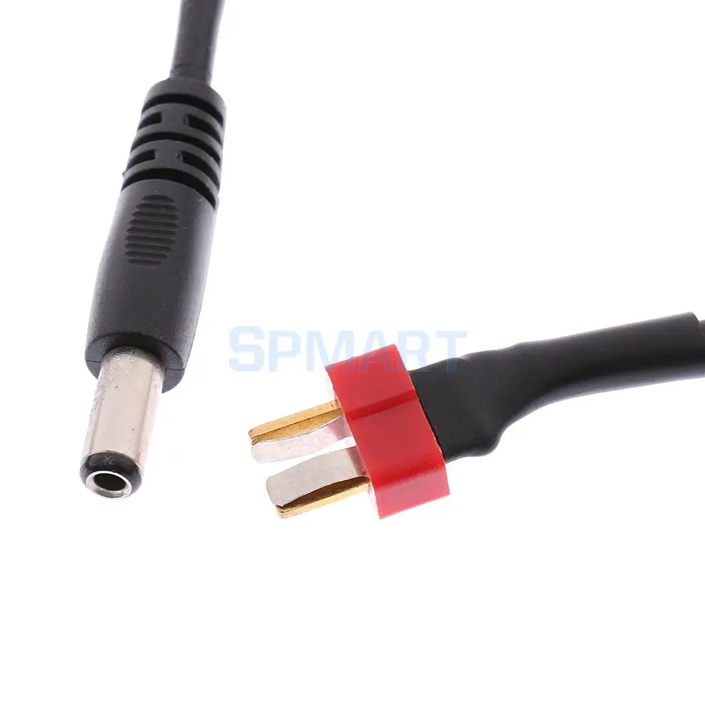 Male T Plug to Male DC 5.5mm X 2.5mm DC5525 Power Cable for TS100 Electronic Soldering Iron
