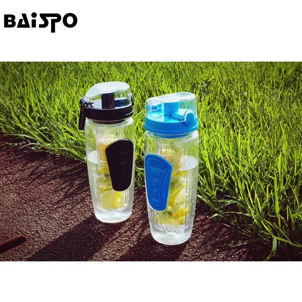 BAISPO 32 унций 900 мл BPA бесплатно фруктовой заваркой сок шейкер Спортивная бутылка для лимонной воды Тур Пеший Туризм Портативный походов лагерь бутылки