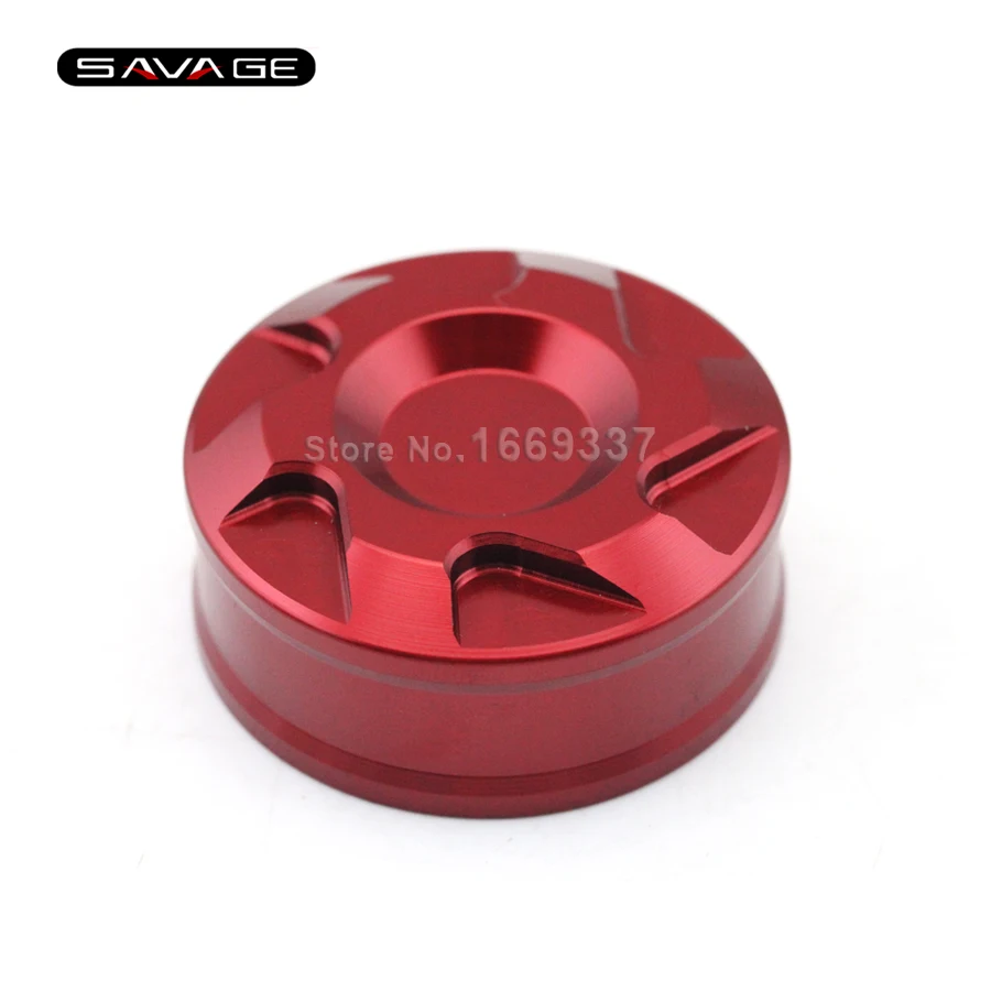 

For YAMAHA MT-09 FZ-09 FJ-09 MT09 Tracer Motorcycle Accessories CNC Billet Aluminum Rear Brake Reservoir Cover Cap Red