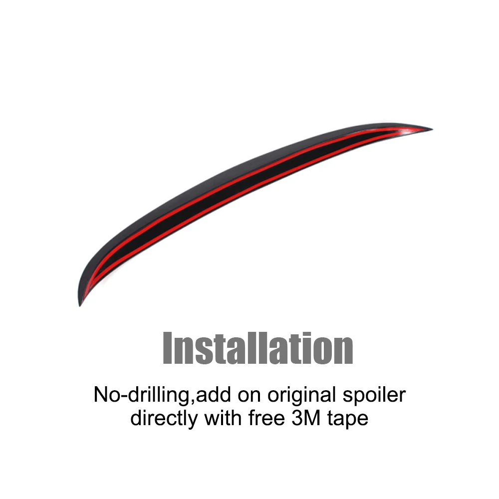 Задний спойлер на крышу окна для Volkswagen VW Scirocco Standard Bumper Non R 2008 2013 FRP Неокрашенный
