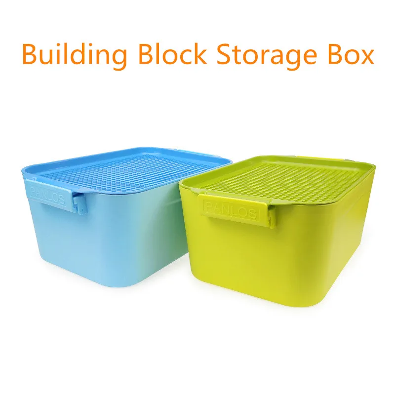 Building Blocks Storage Box Splicing And Assembling Size Granule Plastic Building Blocks Bucket Compatible With Legoings Brick